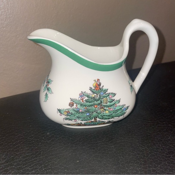 Spode Christmas Tree Sugar and Creamer Set - Picture 9 of 9